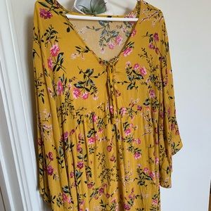 Flowing flowery dress. Bought from Amazon